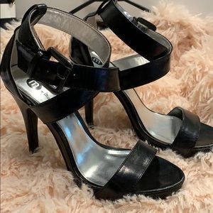 Black Strappy Heels